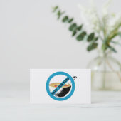 我が救海ではフカヒレのスープを禁止 名刺 (スタンド正面)