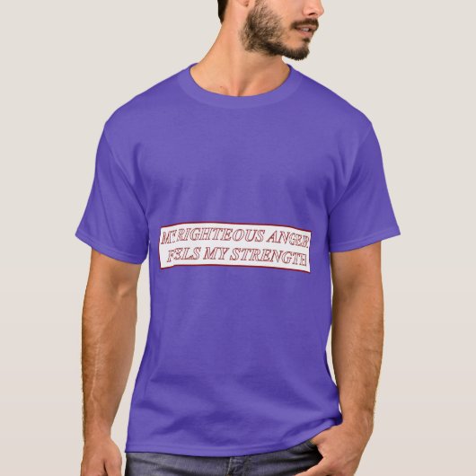 我が正義の怒りが力となる 少年の家族 ヴィ Tシャツ (正面)