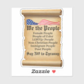 我が民は暴政にノーと言う シール (シート)