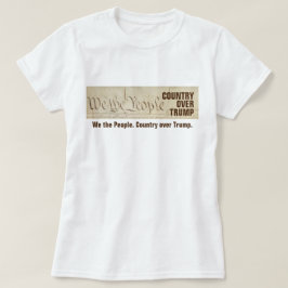 我が民族はトランプ憲法に反対 Tシャツ
