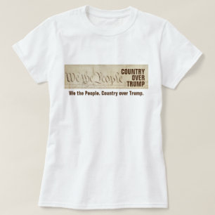 我が民族はトランプ憲法に反対 Tシャツ