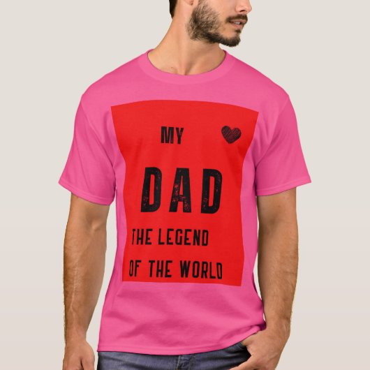 我が父は伝説なり  Tシャツ (正面)