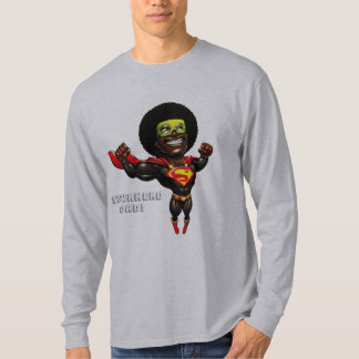 我が父、我がスーパーヒーロー Tシャツ