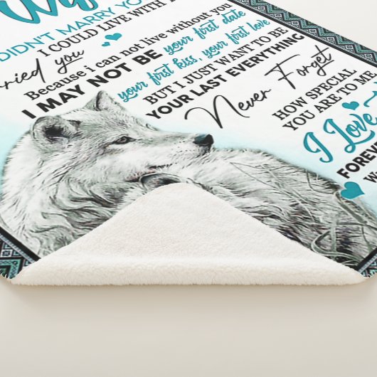 『我が狼の妻の誕生日贈結婚り物』 シェルパブランケット (3/4)