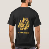 我が王国は我が王 - ライオン・エンパワメント Tシャツ (裏面)