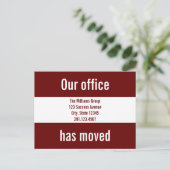 我が社の事務所は白赤放送を動かした 案内ポストカード (スタンド正面)