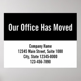 我が社はテンプレートの動きを伝えた ポスター