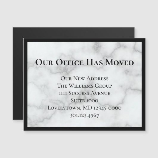 我が社は大理石のフェイク発表を感激した (正面/裏面)