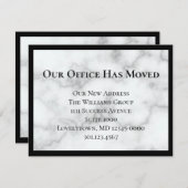 我が社は大理石のフェイク発表を感激した 案内状 (正面/裏面)