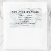 我が社は大理石のフェイク発表を感激した 長方形シール (バッグ)