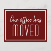 我が社は赤事業シンプル移転を図った ポストカード (正面)