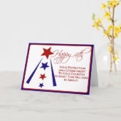 我が軍の7月4日 カード (黄色い花)