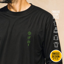 我が道なり ヨハネ 14:6 グリッド柄 キリスト教サイバーパンク Tシャツ
