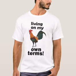 我が道を行くアカヤブコクチマシコ Tシャツ