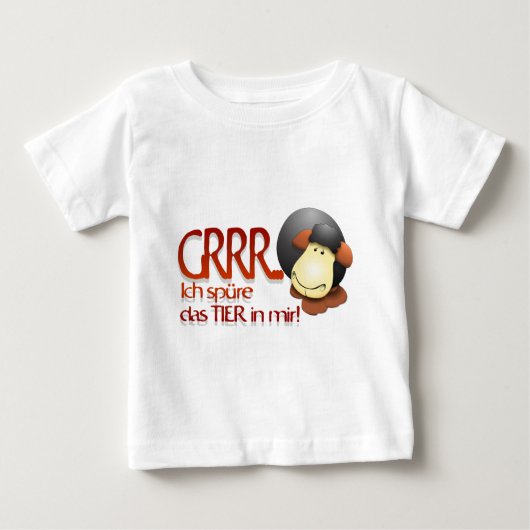 我の中の獣を感じる！ ベビーTシャツ (正面)