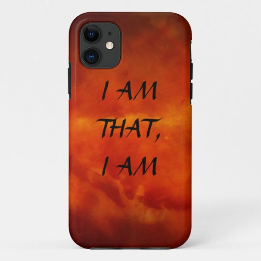 我は我である - ファイアストーム Case-Mate iPhoneケース (裏面)