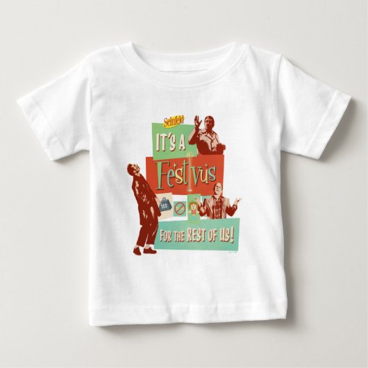 我らしく祝おう、フェスティバス ベビーTシャツ (正面)