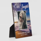 我らの天使 |ビーチ記念碑 フォトプラーク (側面)