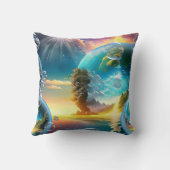 我らの太陽は星であり生命の賜物である クッション (裏面)