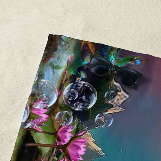 我らの太陽は星であり生命の賜物である ビーチタオル (インサイチュ)