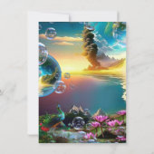 我らの太陽は星であり生命の賜物である 招待状 (裏面)