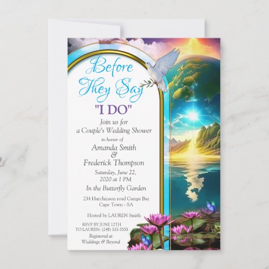 我らの太陽は星であり生命の賜物である 招待状 (正面)