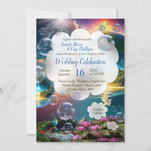 我らの太陽は星であり生命の賜物である 招待状 (正面)