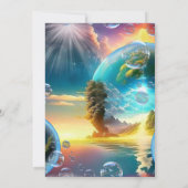 我らの太陽は星であり生命の賜物である 招待状 (裏面)