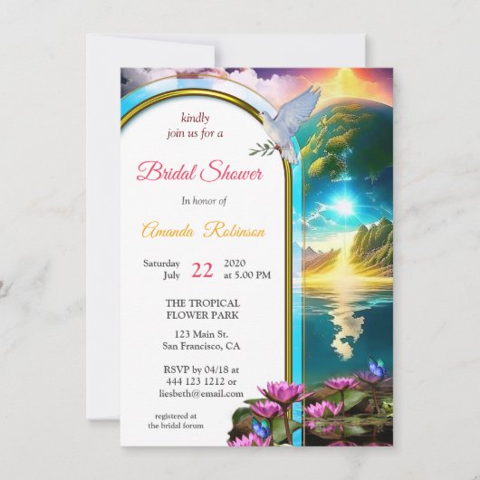 我らの太陽は星であり生命の賜物である 招待状 (正面)