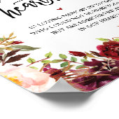 我らの心に永遠に残る　故人を偲ぶメモリアルサイン ポスター (角)