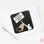 我らの支配者は無能な人間だ スクエアシール (封筒)