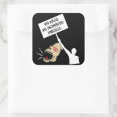 我らの支配者は無能な人間だ スクエアシール (バッグ)