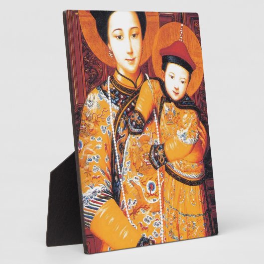 我ら中国の女性(中华圣母,中華聖母)中国のヴァージンマリー フォトプラーク (側面)