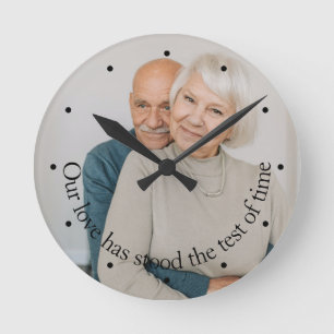 我パーソナライズされた々の愛は時の試練に耐えた ラウンド壁時計