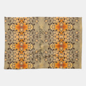 我ファンシーが家の茶賛美タオル キッチンタオル (横)