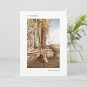 我モダンミニマル々は結婚発表を逃げた 案内状 (スタンド正面)