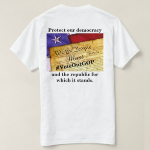 我保護々の民主主義と共和国 Tシャツ