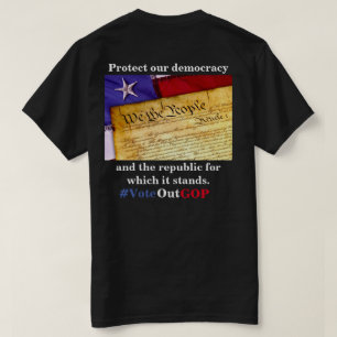 我保護々の民主主義と共和国 Tシャツ