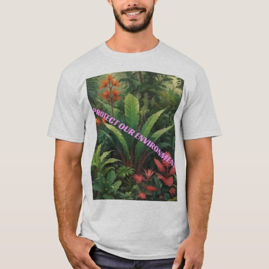 我保護々の環境 Tシャツ (正面)