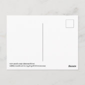 我保護らの野生の馬 ポストカード (裏面)