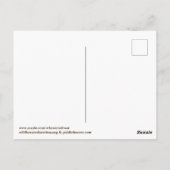 我保護らの野生の馬 ポストカード (裏面)