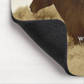 我保護らの野生の馬 マウスパッド (コーナー)