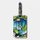 我保護家のウイルスエコグローブフレンドリーアート ラゲッジタグ (裏面縦)