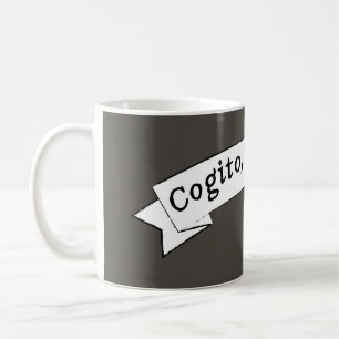 我思う、ゆえに我あり - Cogito, ergo sum コーヒーマグカップ