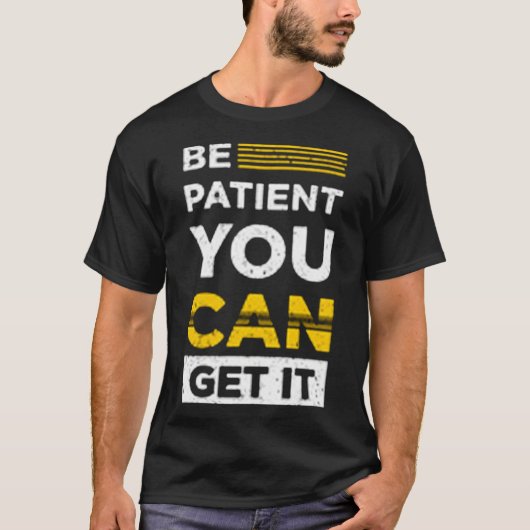 我慢して我慢して Tシャツ (正面)