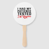 我慢して逆算来した ハンドファン (正面)