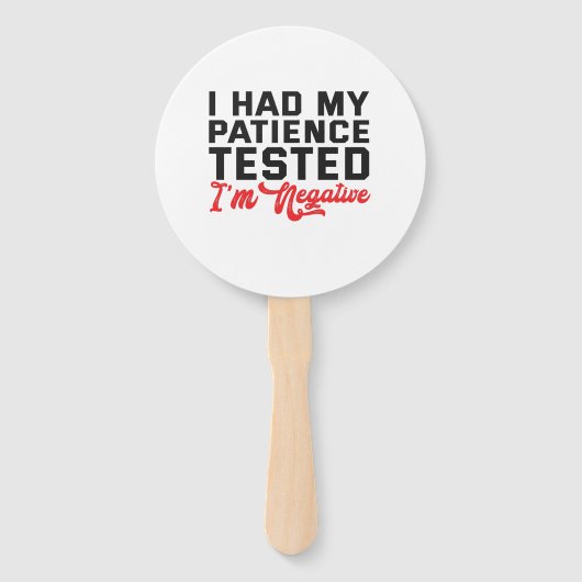 我慢して逆算来した ハンドファン (正面)