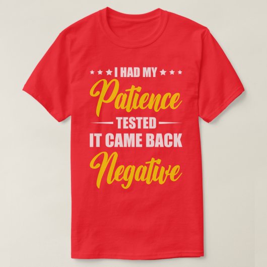 我慢して逆算来した Tシャツ (デザイン正面)