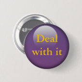 我慢しろ、ジェリーボタン 缶バッジ (正面&裏面)