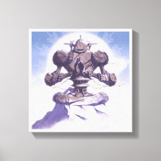 我慢 – CreekBoxのGreg Baldwin キャンバスプリント (正面)